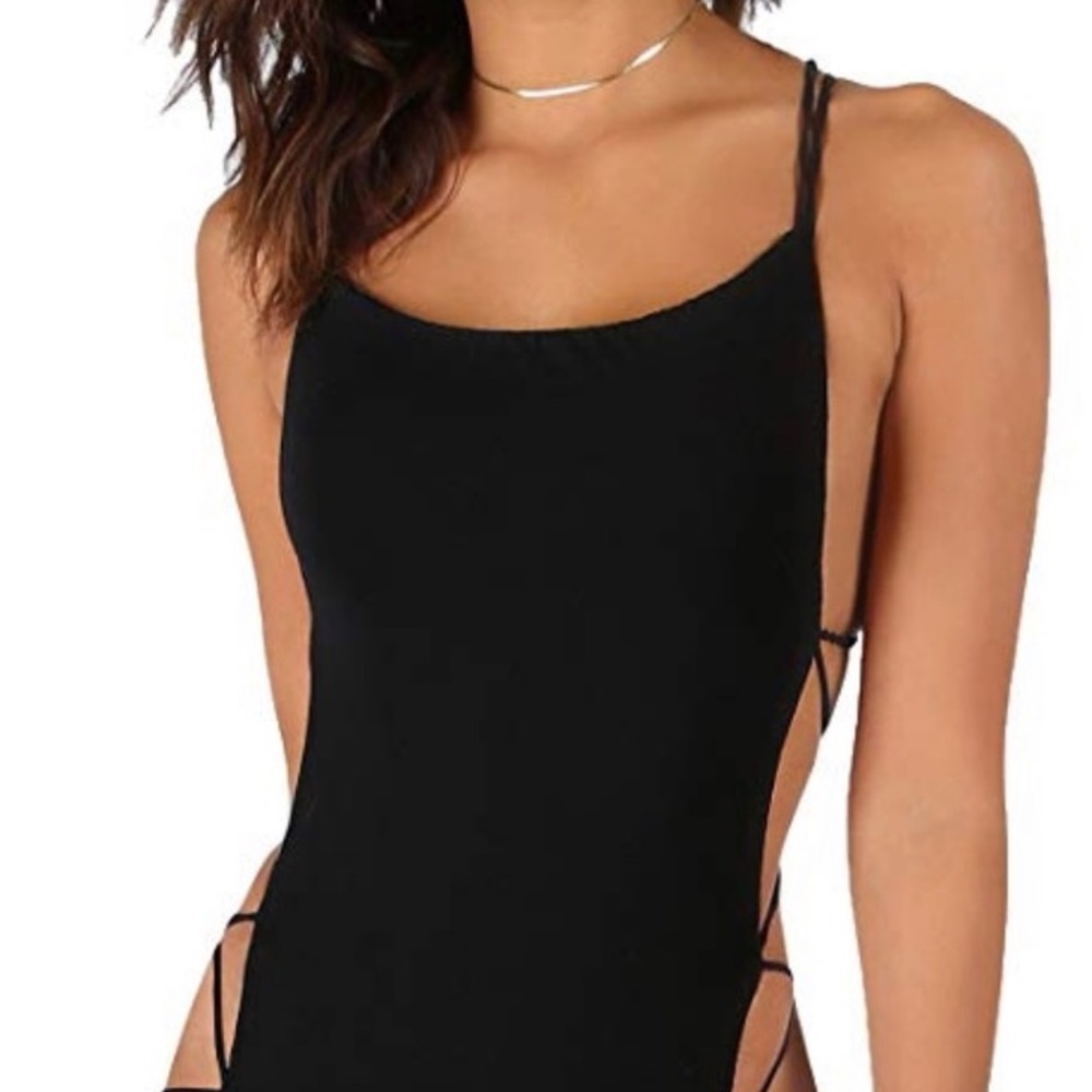 Black Strappy Women’s Camisole Top